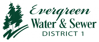 Flathead County Water District #1 Evergreen Logo