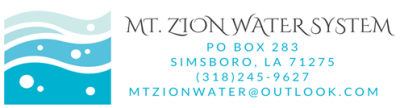 Mt. Zion Water System Logo